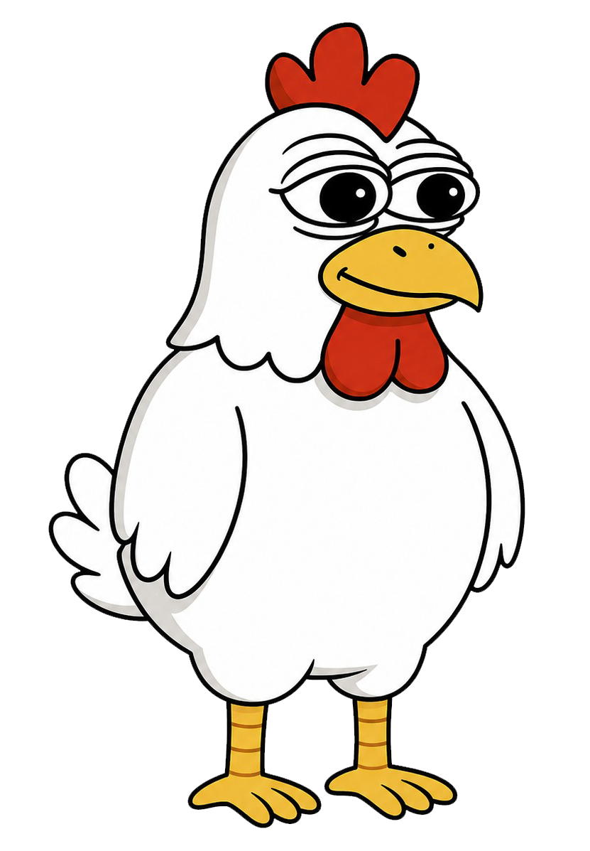 Cock rooster mascot
