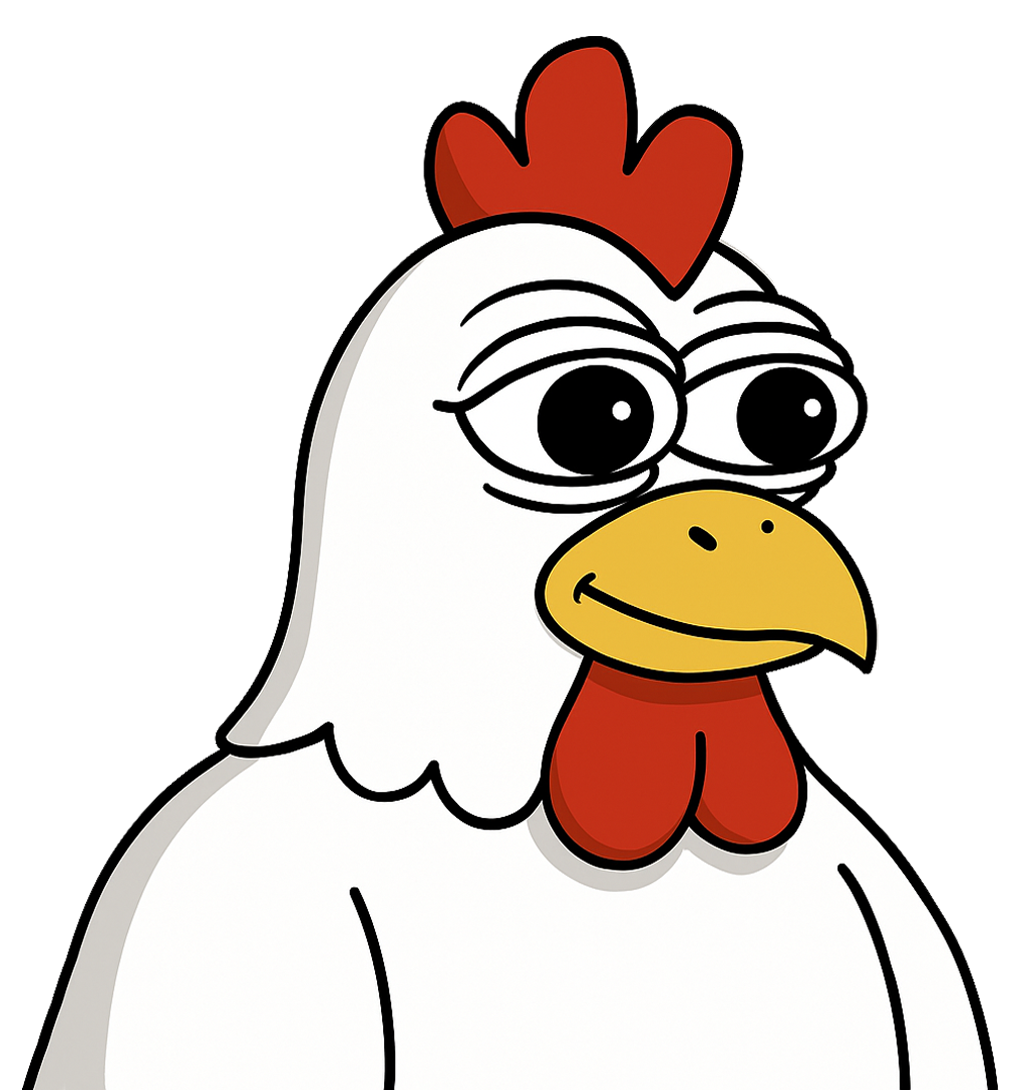 Cock rooster mascot